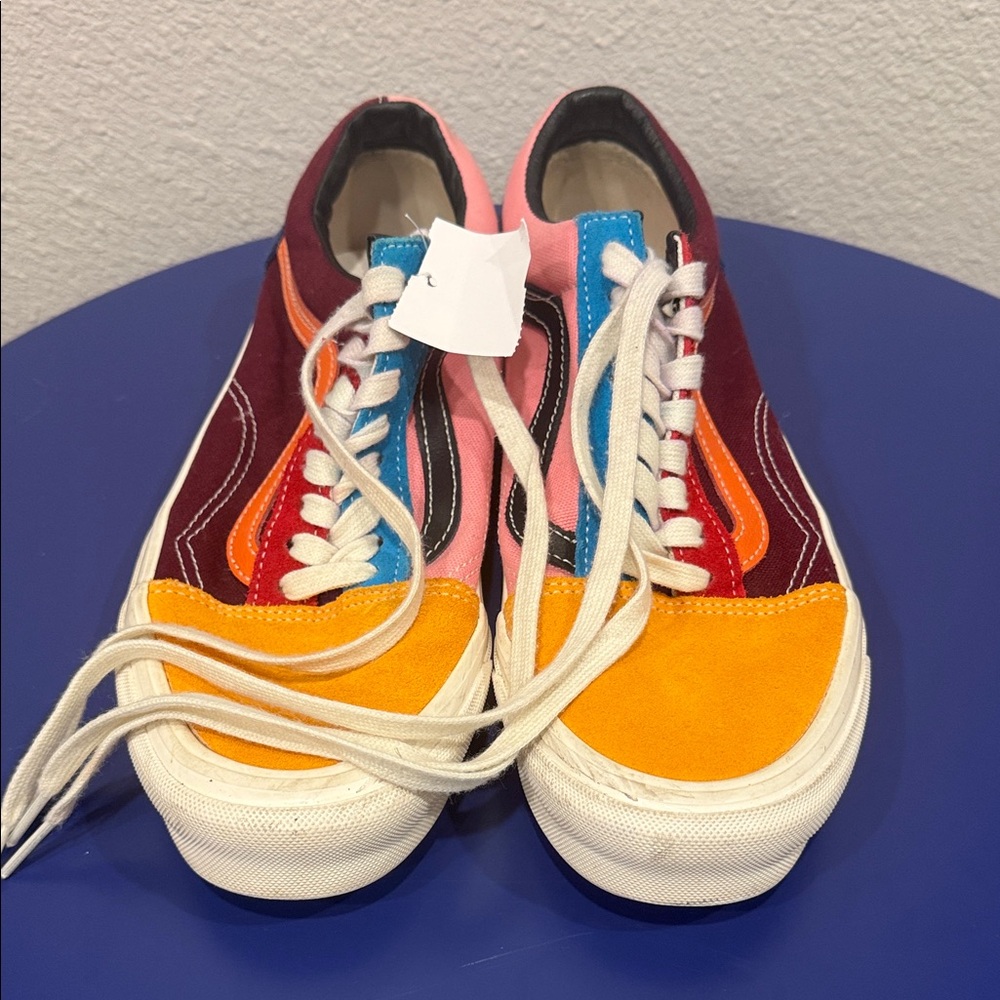 Vans Originals Maroon and Black Sneakers